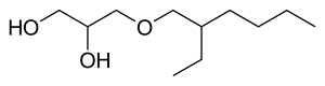 Ethylhexylglycerin structure