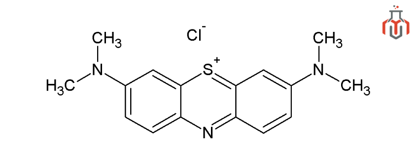 Chemical Structure of Methylene Blue 